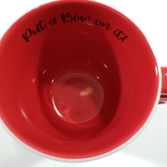 Disney Minnie Mouse Mug "Put a Bow On It" 3D Bow Handle 15 oz - Picture 6 of 13